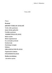 Verslo planas: prekyba kompiuteriais UAB "Gintaro kompiuteriai" 16 puslapis