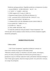 Verslo planas: prekyba kompiuteriais UAB "Gintaro kompiuteriai" 3 puslapis