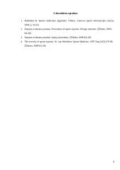 Sportininkų patiriami sužalojimai ir jų prevencija 8 puslapis