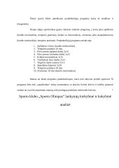 Fitness praktikos atsiskaitomasis darbas: klubas "Sporto olimpas" 8 puslapis