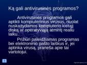 Kompiuterių antivirusinės programos 3 puslapis