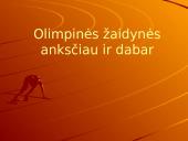 Olimpinės žaidynės anksčiau ir dabar 2 puslapis