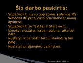 Operacinės sistemos MS Windows taikymas 2 puslapis