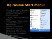 Operacinės sistemos MS Windows taikymas 5 puslapis