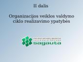 Organizacijos veiklos valdymo praktika: UADBB "Sagauta" 12 puslapis