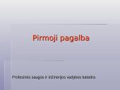 Pirmosios pagalbos teikimas