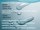 Vandens svarba ir vandens ištekliai Lietuvoje 5 puslapis