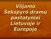 Viljamo Šekspyro dramų pastatymai Lietuvoje ir Europoje 2 puslapis