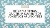 Berlyno sienos griūtis  1 puslapis