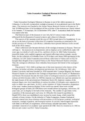 Tadas Ivanauskas Zoological museum