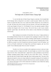 Environmental Governance