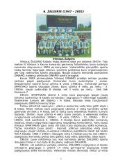 Futbolo atsiradimas pasaulyje ir Lietuvoje. Žalgiris (1947-2001) 10 puslapis