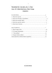 Klasicizmas. Balys Sruoga
