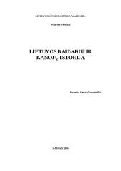 Lietuvos baidarių ir kanojų istorija