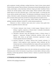 Mokytojų profesinis rengimas Lietuvoje bei Vakarų Europos šalyse 9 puslapis