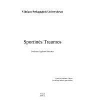 Sportinės traumos