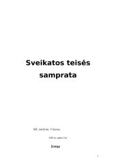 Sveikatos teisės samprata