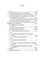 Turizmo reglamentavimas civilinėje teisėje