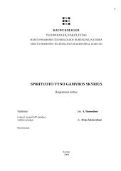 Spirituoto vyno gamybos skyrius 2 puslapis