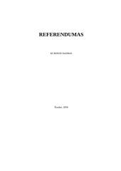 Referendumas