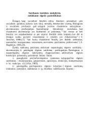 Sutrikusio intelekto moksleivių netinkamo elgesio pasireiškimas, jo priežastys 8 puslapis