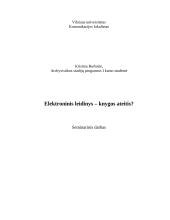 Elektroninis leidinys – knygos ateitis?