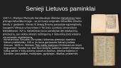 Senieji Lietuvos Paminklai ir Tarmės 7 puslapis