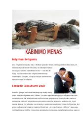 Būdingi meilinimosi gestai ir signalai. Seksualinis priekabiavimas 8 puslapis