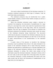 Individualių įmonių pertvarkymo galimybės ir tvarka 2 puslapis