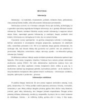 Informacija, jos kaupimas, apdorojimas, perdavimas, išraiška, klasifikavimas 3 puslapis