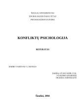 Konfliktų psichologija