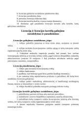 Licencijų rūšys, naudojimosi jomis sąlygos 11 puslapis