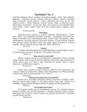 Leidinio "Aušra" analizė