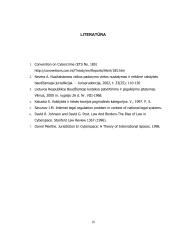 Teisinės jurisdikcijos problema elektroninėje erdvėje 18 puslapis