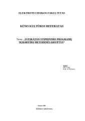 Sveikatos stiprinimo programų sudarymo metodinės kryptys 6 puslapis