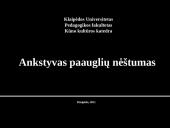 Ankstyvas paauglių nėštumas