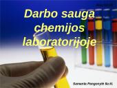 Darbo sauga laboratorijoje