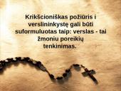 Krikščioniškasis požiūris 8 puslapis