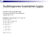 Kvadratinės lygtys 6 puslapis