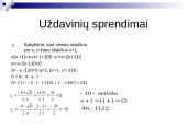 Kvadratinės lygtys 10 puslapis