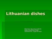 Lithuanian dishes