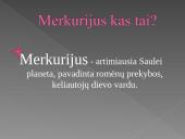 Merkurijus kas tai?  3 puslapis