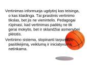 Mokymo rezultatų tikrinimas ir vertinimas 7 puslapis