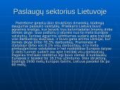 Paslaugų sektoriaus pokyčiai Lietuvoje 8 puslapis