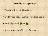 Romantizmo epochos charakteristika 3 puslapis