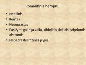 Romantizmo epochos charakteristika 10 puslapis