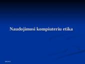 Socialiniai ir etiniai aspektai 11 puslapis