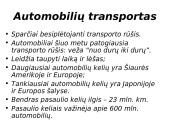 Transporto svarba ir įvairovė 19 puslapis