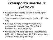 Transporto svarba ir įvairovė 4 puslapis