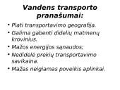 Transporto svarba ir įvairovė 8 puslapis